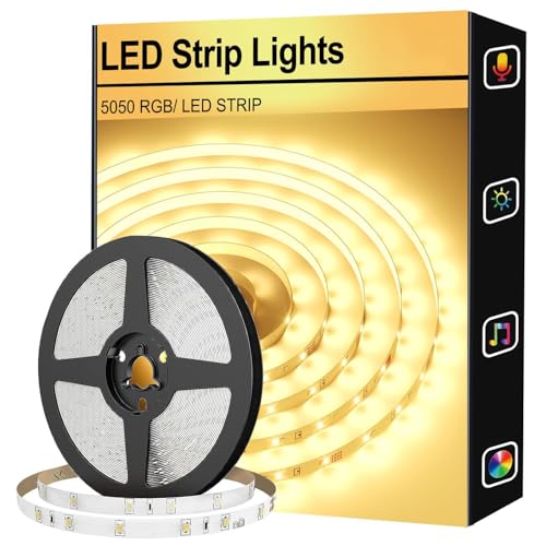 FUPT LED Strip 3M USB,Warmweiß bis Kaltweiß LED Streifen, Flexibel DIY LED Band, LED Leiste, 300 LEDs SMD 2835, LED Lichtband für Innen Küche Zimmer Deko von FUPT