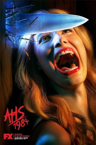 FURLOU American Horror Story Poster | Wandkunstbild, Poster, Wandkunstdruck auf Leinwand, Kunstwerk, 50 x 70 cm, ohne Rahmen von FURLOU