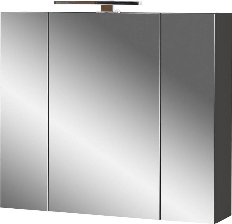 FURNARO Badezimmerspiegelschrank Badezimmer Spiegelschrank Graphit 76 x 71 x 23 cm FURNARO Badezimmerspiegelschrank Badezimmer Spiegelschrank Graphit 76 x 71 x 23 cm von FURNARO