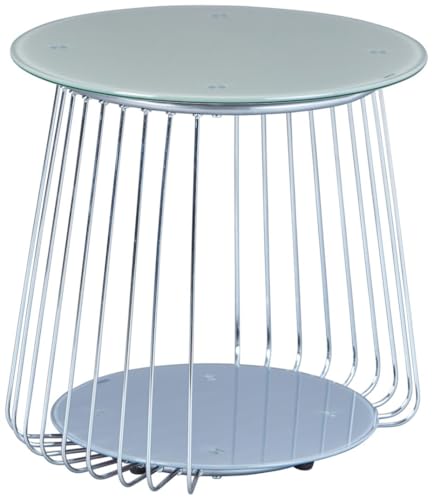 FURNARO Couchtisch Design Beistelltisch Ester Cappuccino Metall 50 x 50 x 50 cm FURNARO Couchtisch Design Beistelltisch Ester Cappuccino Metall 50 x 50 x 50 cm von FURNARO