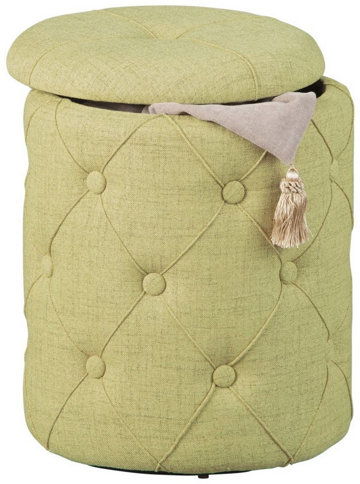 FURNARO Hocker, Sitzhocker mit abnehmbarem Deckel von FURNARO