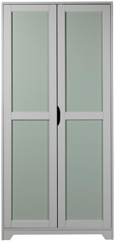 FURNARO Kinderzimmer Kleiderschrank Clara in Salvia Pastello Massivholz 92 x 59,5 x 205 cm FURNARO Kinderzimmer Kleiderschrank Clara in Salvia Pastello Massivholz 92 x 59,5 x 205 cm von FURNARO