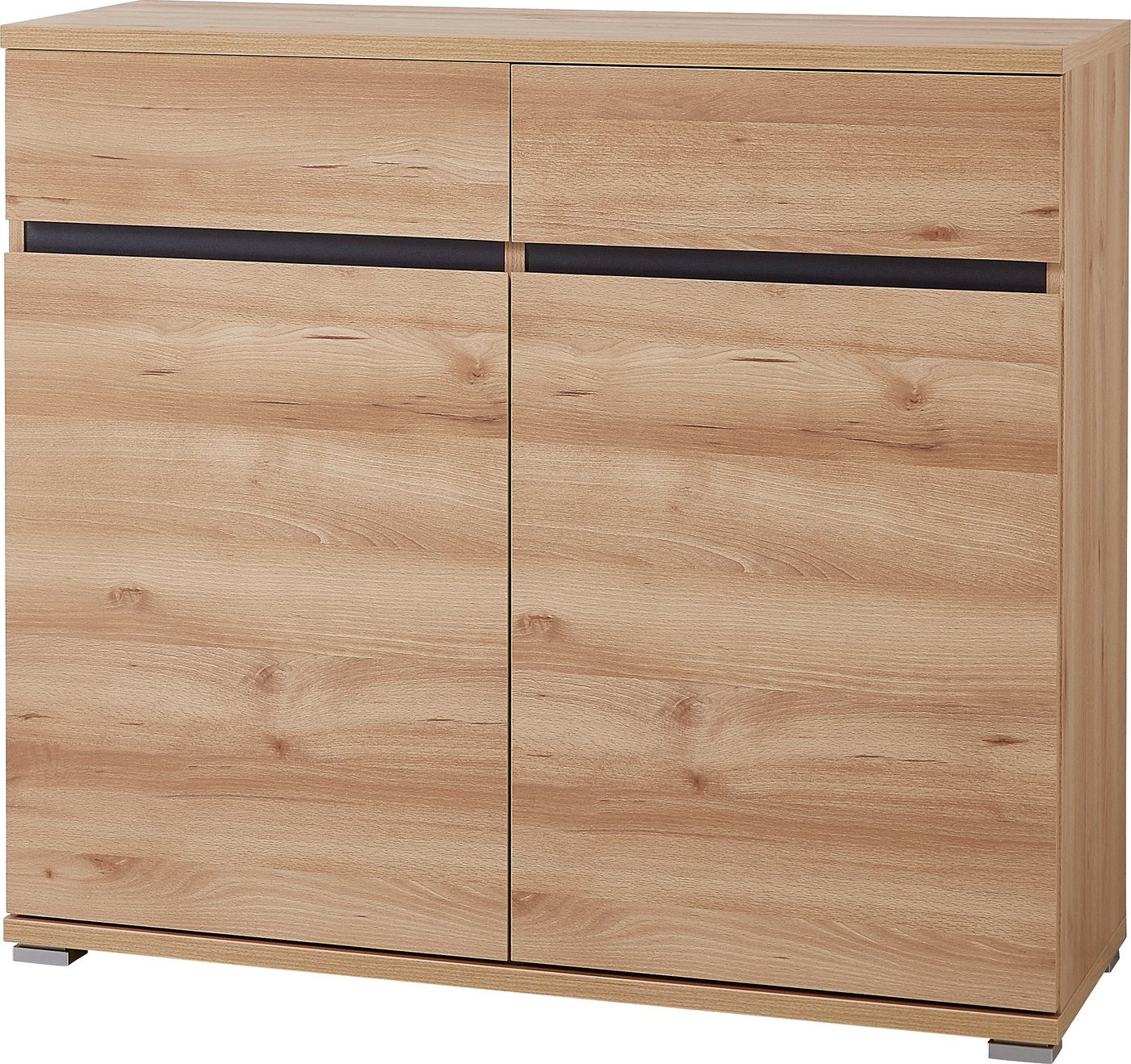 FURNARO Kommode, Schrank Aufbewahrung 2 Schubkästen Made in Germany 96x88x40 cm von FURNARO