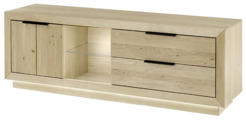 FURNARO Lowboard, Wildeiche teilmassiv bianco geölt komplett montiert 175x59x45 cm FURNARO Lowboard, Wildeiche teilmassiv bianco geölt komplett montiert 175x59x45 cm von FURNARO