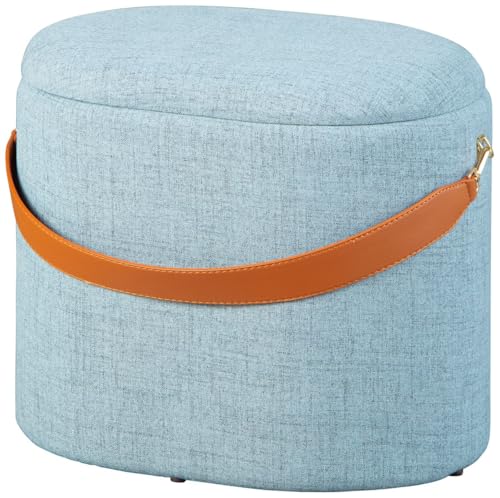 FURNARO Sitzhocker Schemel Aufbewahrungsbox Juni Textil grau mit Griff 42 x 30 x 36 cm FURNARO Sitzhocker Schemel Aufbewahrungsbox Juni Textil grau mit Griff 42 x 30 x 36 cm von FURNARO