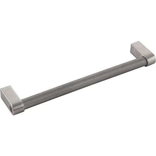 FURNIPART Griff Regular LA 192mm - Designer Möbelgriff Breite 206mm - Griff für Küchenschränke, Edelstahl gerändelt von FURNIPART