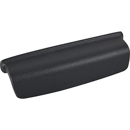 FURNIPART Möbelgriff Art LA96 - Griff mit Griffmulde - Gusseisengriff ideal für Schubladen, Gusseisen schwarz von FURNIPART