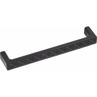 Furnipart - Möbelgriff Wafer LA160 - Griff für Möbel quadratisch - Beschläge Antik, Zinkdruckguss schwarz matt von FURNIPART