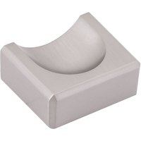 Furnipart - Möbelknopf (Möbelknauf) Fold Breite 40 mm Tiefe 32 mm zn Edelstahl-Effekt von FURNIPART
