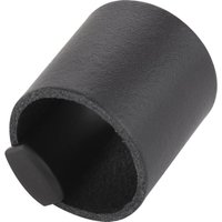 Furnipart - Möbelknopf Möbelknauf Drum la 32, Breite 40mm, Leder/ZN schwarz/schwarz matt Furnipart - Möbelknopf Möbelknauf Drum la 32, Breite 40mm, Leder/ZN schwarz/schwarz matt von FURNIPART