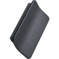 Furnipart - Griff Leaf la 64mm, Breite 85mm, Zinkdruckguss schwarz matt von FURNIPART