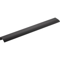 Griffleiste Möbelgriff Edge Straight LA 2x160mm L 350mm Alu schwarz matt von FURNIPART