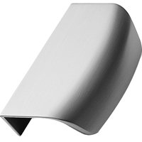 Furnipart - Griffleiste chrom glänzend LA64mm - moderner Möbelgriff Breite 96mm, Zinkdruckguss Edelstahl-Effekt von FURNIPART
