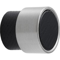 Furnipart - Möbelknopf Radio ø 22mm - Holzgriff Möbelknauf Tiefe 25mm, ZN/Esche schwarz gebeizt von FURNIPART