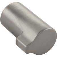 Möbelknopf Scope ø 16mm - Möbelknopf mit Griffelement - Griff für Möbel - Zinkdruckguss Edelstahl Effekt - Furnipart von FURNIPART