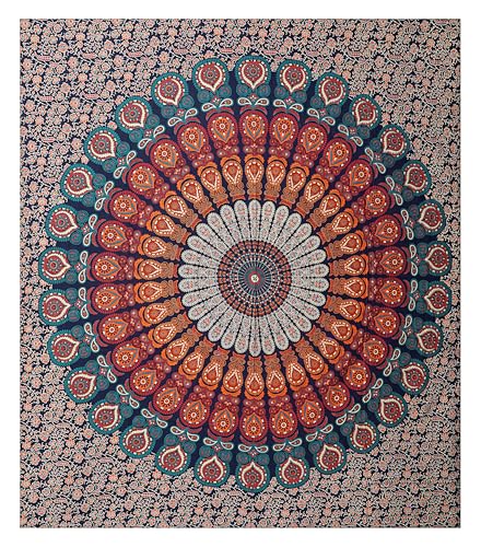 FURNISHFUL FINESSE Mandala Wandteppich Gold Blau Wandbehang Wandteppiche Boho Ombre Wandtuch für Dekor Zuhause und Wohnzimmer– 137 x 213 cm FURNISHFUL FINESSE Mandala Wandteppich Gold Blau Wandbehang Wandteppiche Boho Ombre Wandtuch für Dekor Zuhause und Wohnzimmer– 137 x 213 cm von FURNISHFUL FINESSE