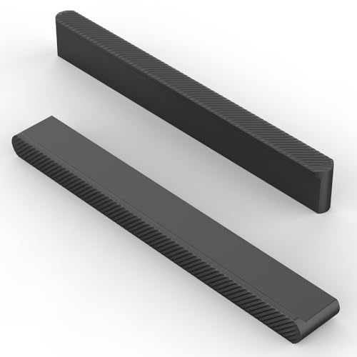 FURNIWARE 10 Stück Möbelgriff Schnitzvorgang Schrankgriffe 128mm Lochabstand Küchengriffe Schwarz Schubladengriffe Möbelgriffe Griffe Küche Küchenschränke Griffe von FURNIWARE