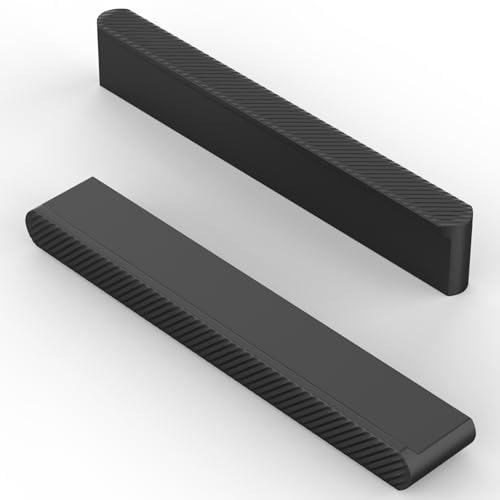 FURNIWARE 10 Stück Möbelgriff Schnitzvorgang Schrankgriffe 96mm Lochabstand Küchengriffe Schwarz Schubladengriffe Möbelgriffe Griffe Küche Küchenschränke Griffe von FURNIWARE