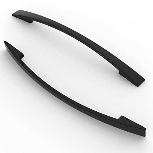 FURNIWARE 5 Stück Griffe, 160mm Lochabstand Möbelgriffe Schrankgriffe Küchengriffe Griffe Möbel Schubladengriffe Griffe für Küchenschränke Schränke Möbelgriffe Schubladengriffe Matt Schwarz von FURNIWARE