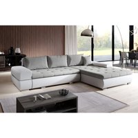 Arzo Sofa L-Form Eckcouch Schlafsofa Couch mit Schlaffunktion MA120-OR90 - Furnix von FURNIX