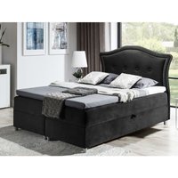 Boxspringbett ELLENA1 140x200 mit tiefen Bettkasten und Topperart AR17798 - Furnix von FURNIX