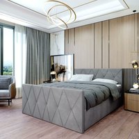 Boxspringbett cristi lux 200x200 Kopf- und Fußteil Bettkasten Topper CL82 - Furnix Boxspringbett cristi lux 200x200 Kopf- und Fußteil Bettkasten Topper CL82 - Furnix von FURNIX