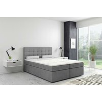 Boxspringbett remelia 120x200 mit Topper und Bettkästen CS2314 Grau - Furnix Boxspringbett remelia 120x200 mit Topper und Bettkästen CS2314 Grau - Furnix von FURNIX