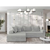 Ecke Zoila in L-Form 170x285 mit Cordstoff und Kissen TIL86 Asche - Furnix Ecke Zoila in L-Form 170x285 mit Cordstoff und Kissen TIL86 Asche - Furnix von FURNIX