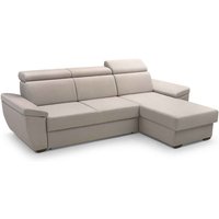 Ecksofa nespir in L-Form Schlaffunktion Bettkasten PG08 Beige - Furnix von FURNIX