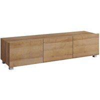 Expressversand Furnix Lowboard pune RTV150 TV-Kommode Wohnzimmer Goldeiche von FURNIX