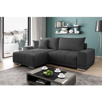 Eckcouch muschio L-Form Sofa Couch mit Schlaffunktion Schlafsofa al 21 - Furnix von FURNIX