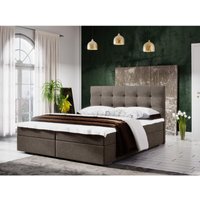 FURNIX Polsterbett mit Bettkasten FISON 2 140x200 Boxspringbett CO03 Braun FURNIX Polsterbett mit Bettkasten FISON 2 140x200 Boxspringbett CO03 Braun von FURNIX