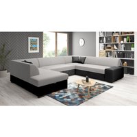 Wohnlandschaft XXL-Sofa Couch Sofalandschaft nosmiss eco Leder MA1100OR21 - Furnix von FURNIX