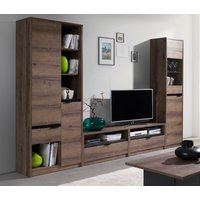 Furnix - 4-teilige Wohnwand devertti 1 moderne Mediawand Monastery/Schwarz Glanz Furnix - 4-teilige Wohnwand devertti 1 moderne Mediawand Monastery/Schwarz Glanz von FURNIX