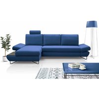 Furnix - Ecke Loffi in L-Form mit verstellbaren Armlehnen & Kopfstützen M241 Dunkelblau Furnix - Ecke Loffi in L-Form mit verstellbaren Armlehnen & Kopfstützen M241 Dunkelblau von FURNIX