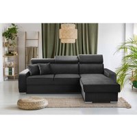 Furnix - Ecksofa frusccio in L-Form Schlaffunktion Bettkasten KR34 Dunkelgrau Furnix - Ecksofa frusccio in L-Form Schlaffunktion Bettkasten KR34 Dunkelgrau von FURNIX