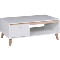 Furnix - Expressversand TV-Kommode dunvos RTV100 Fernsehschrank Weiß/ San Rem von FURNIX