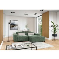 Furnix - Polstercouch in L-Form rolia Ecksofa mit Kissen EM15-1 Grün Furnix - Polstercouch in L-Form rolia Ecksofa mit Kissen EM15-1 Grün von FURNIX