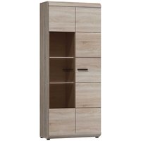Furnix - Vitrine lirya A80 Vitrienenschrank teilverglast Eiche Sonoma led Furnix - Vitrine lirya A80 Vitrienenschrank teilverglast Eiche Sonoma led von FURNIX