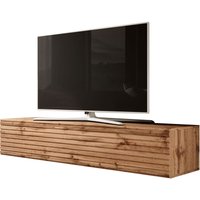 Furnix - Lowboard zalvo 160 Lamellenfront TV-Hängeschrank Wotan/Wotan Lamellen von FURNIX