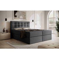 Polsterbett mit Bettkasten slimi 160x200 Boxspringbett Kopfteil IN96 Grau - Furnix Polsterbett mit Bettkasten slimi 160x200 Boxspringbett Kopfteil IN96 Grau - Furnix von FURNIX