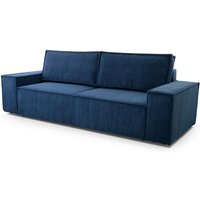 Polstersofa Couch mangussi Armlehnen Bettkasten PSO05 Marineblau - Furnix Polstersofa Couch mangussi Armlehnen Bettkasten PSO05 Marineblau - Furnix von FURNIX