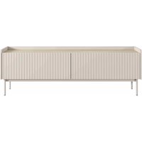 Rtv Kabinett Novhaus 153 Sideboard mit zwei Schränken Metallfüße Beige - Furnix von FURNIX