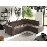 Furnix - Schlafsofa lienne Polstercouch 130x200 mit verstellbare Kopfstützen SV4 Braun Furnix - Schlafsofa lienne Polstercouch 130x200 mit verstellbare Kopfstützen SV4 Braun von FURNIX