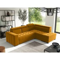 Schlafsofa lienne Polstercouch 130x200 mit verstellbare Kopfstützen SV9 Gelb - Furnix von FURNIX
