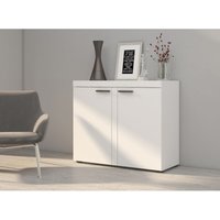 Furnix - Sideboard Alvor Kommode 2-türig Anrichte b 97 cm modern praktisch weiss von FURNIX