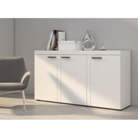 Sideboard rivay Anrichte Kommode 3 Türen klassisch 149 cm 3F Weiß - Furnix von FURNIX