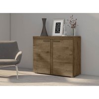 Sideboard rivay mit 2 Türen Anrichte Kommode b 97,2 cm modern Eiche Lefkas - Furnix von FURNIX