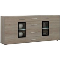 Sideboard tremona Anrichte 170 cm breit 2 Türen 4 Schubladen Eiche Sonoma - Furnix Sideboard tremona Anrichte 170 cm breit 2 Türen 4 Schubladen Eiche Sonoma - Furnix von FURNIX
