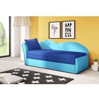 Sofa agness 2-sitzer Schlafsofa mit Bettkasten und 1 x Kissen ALV29+ALV22 - Furnix von FURNIX